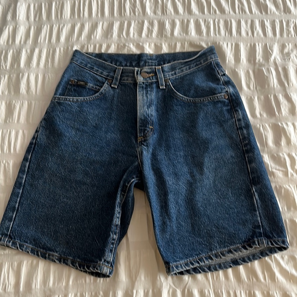 Vintage Lee Dark Wash Denim Shorts